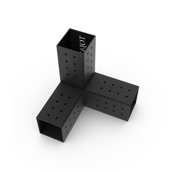 Toja Grid Trio Black Steel Mounting Bracket 14 Ga. 10.75 in. L G021030MB1